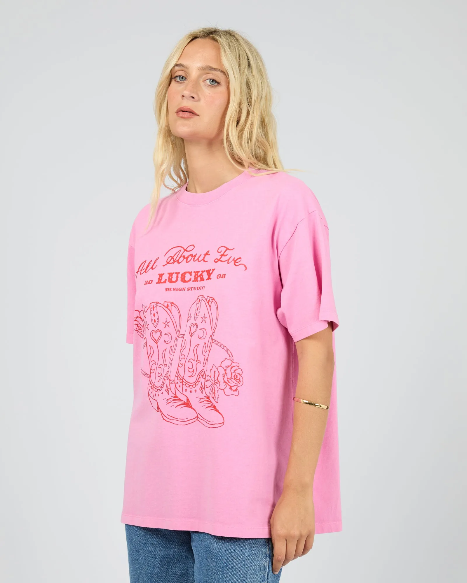 Rodeo Relaxed Tee Pink sold by All About Eve product image thumbnail 4