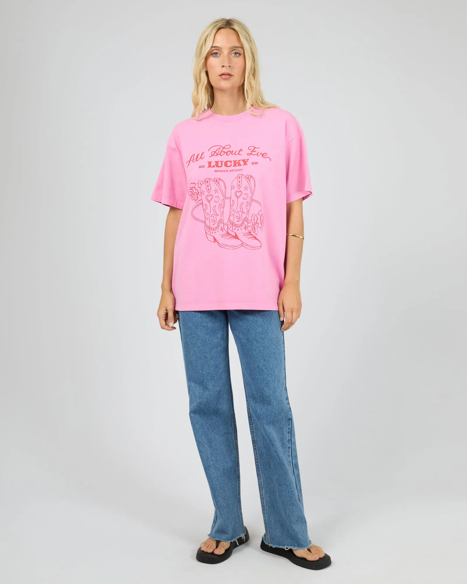 Rodeo Relaxed Tee Pink sold by All About Eve product image thumbnail 2