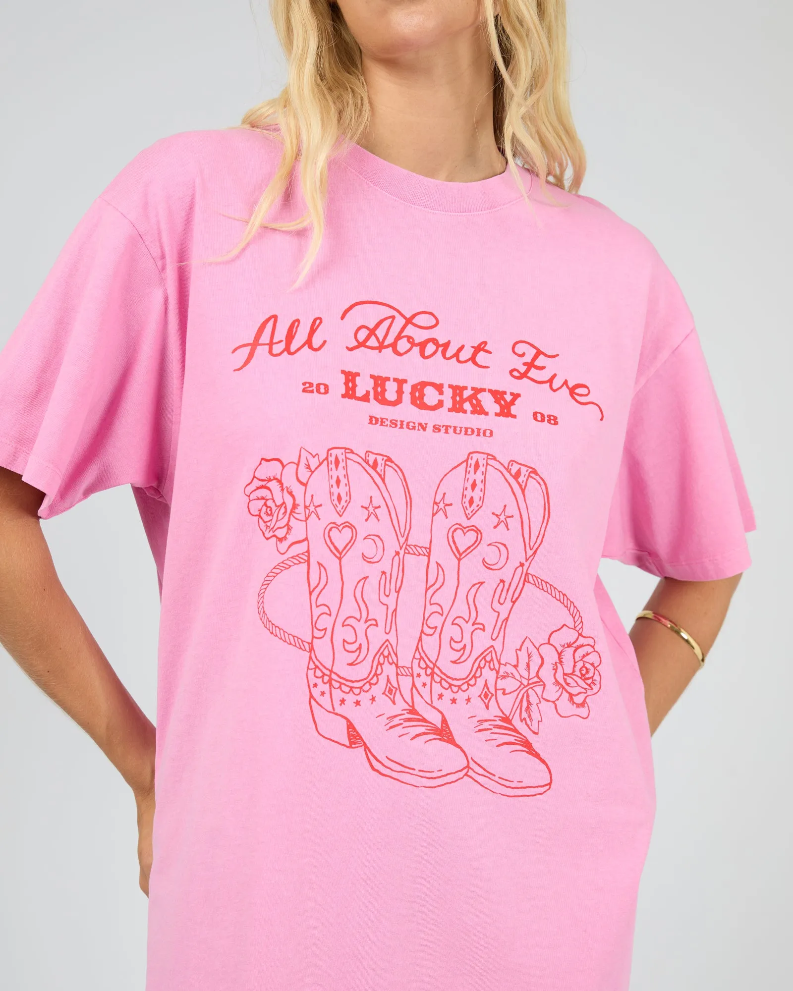 Rodeo Relaxed Tee Pink sold by All About Eve product image thumbnail 5