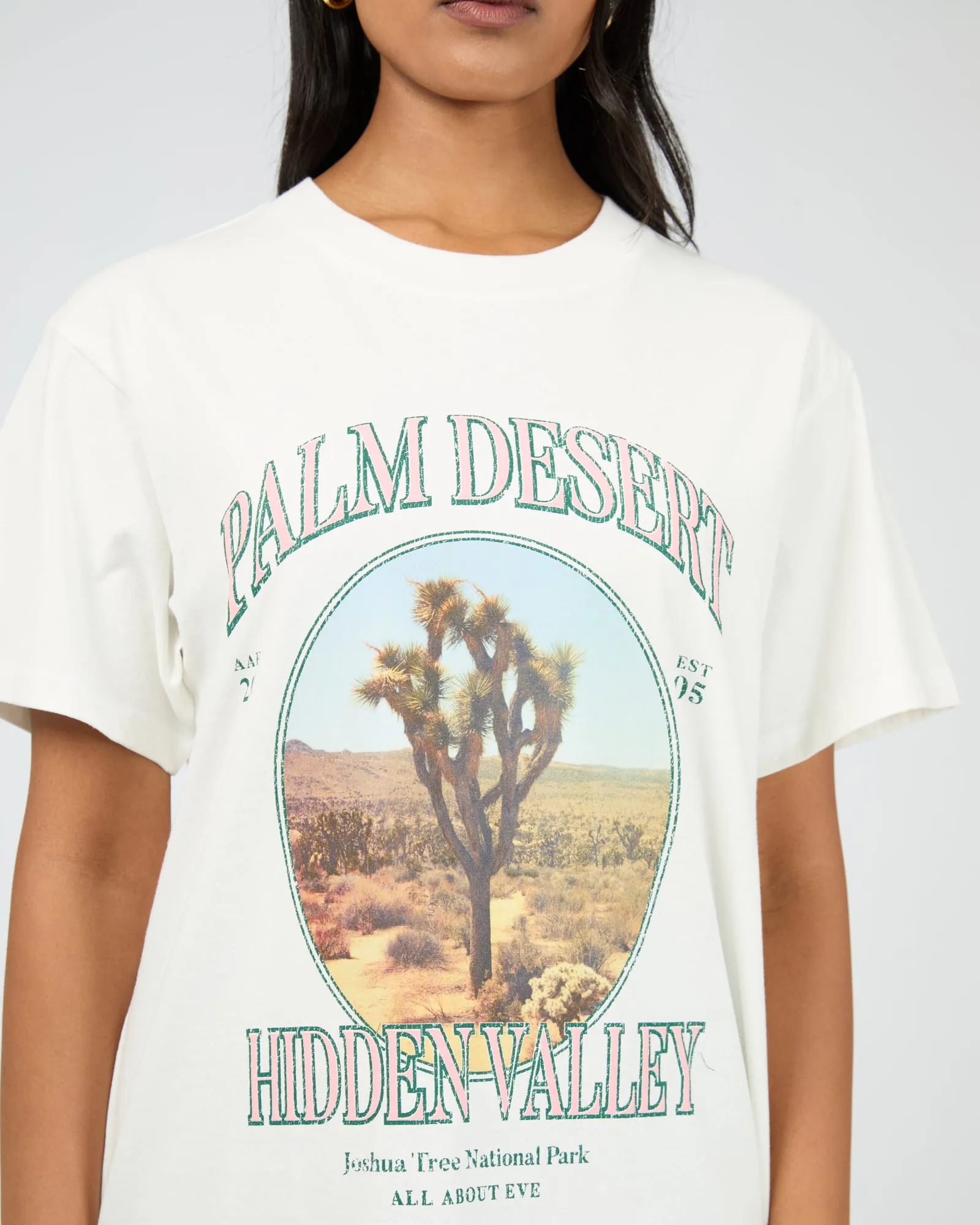 Palm Desert Box Tee Vintage White sold by All About Eve product image thumbnail 5