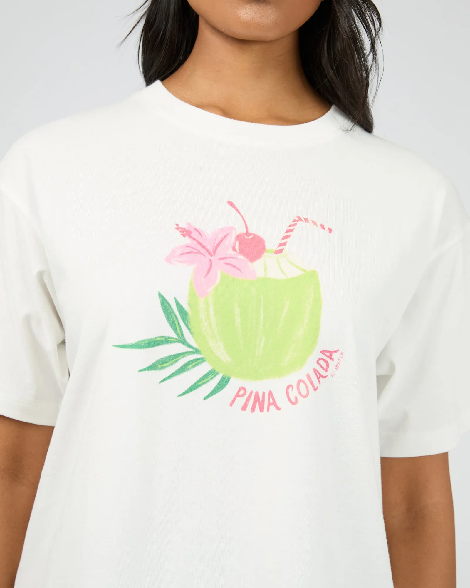 Pina Colada Relaxed Tee Vintage White sold by All About Eve product image thumbnail 5