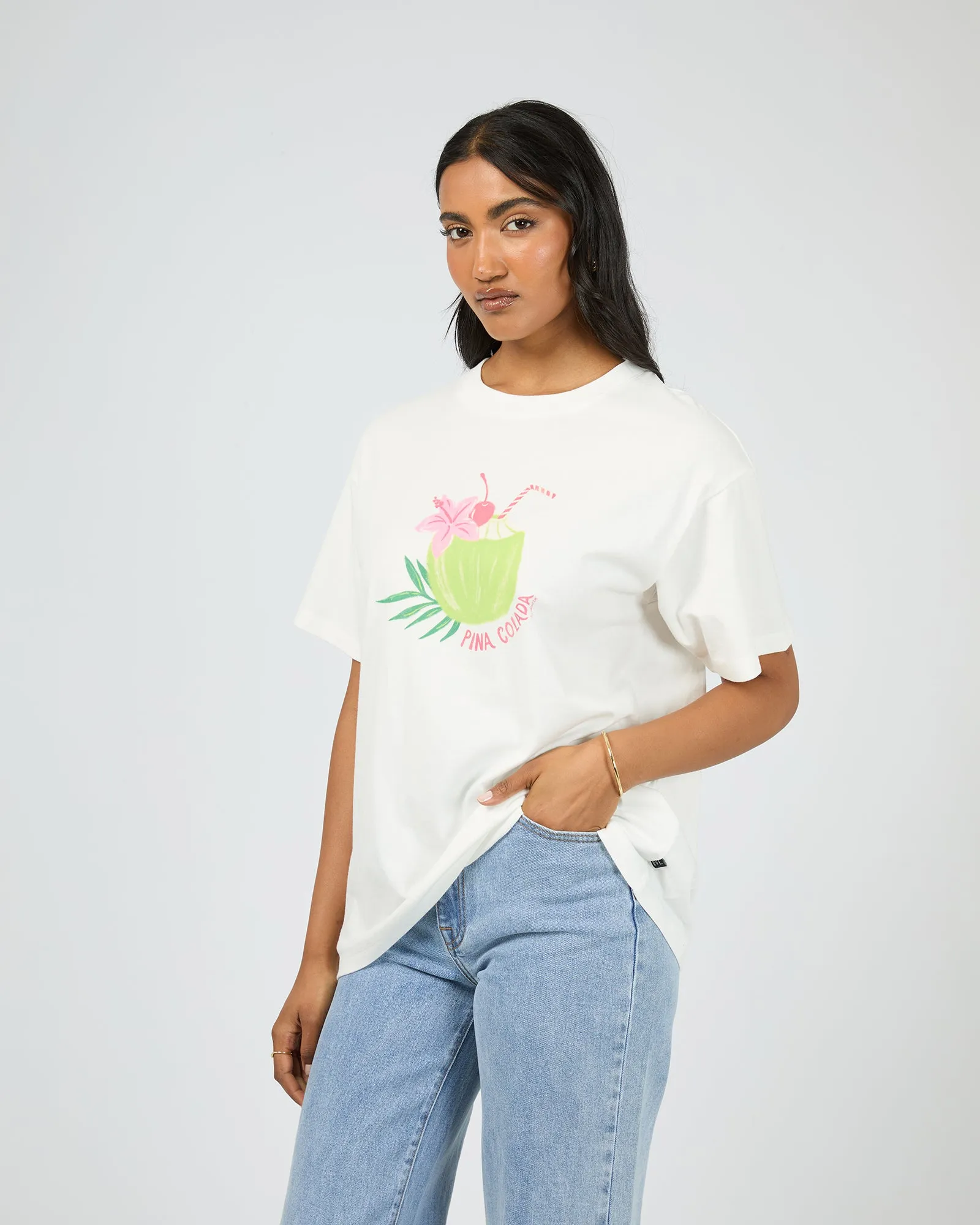 Pina Colada Relaxed Tee Vintage White sold by All About Eve product image thumbnail 4