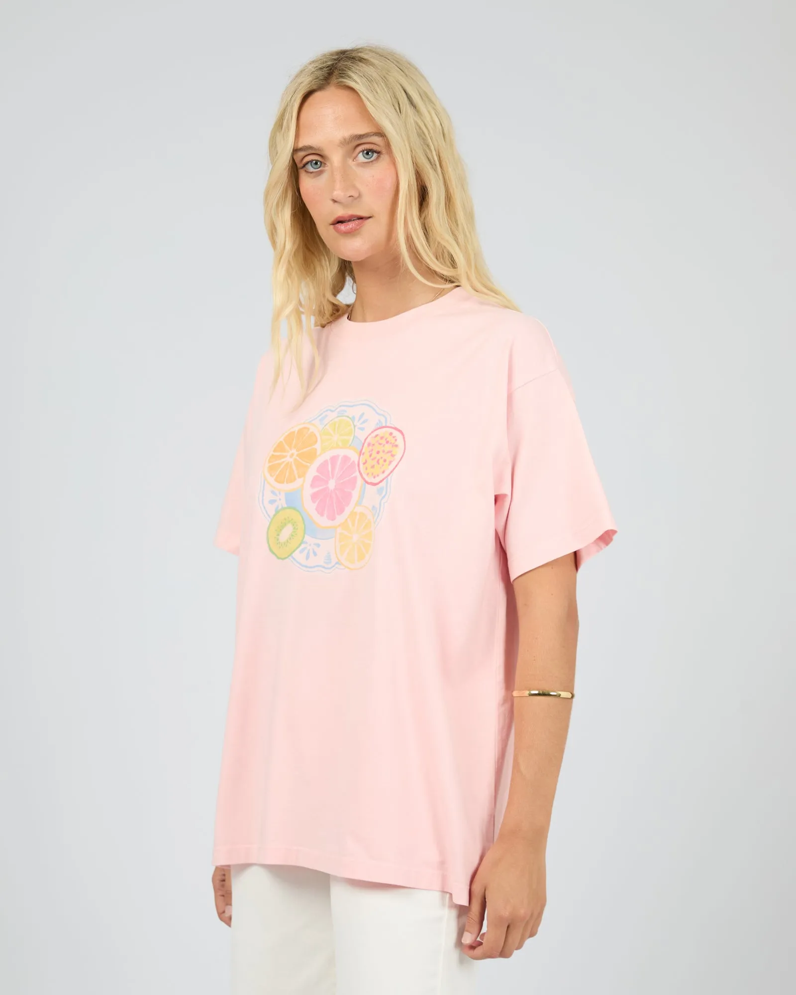 Fruit Salad Relaxed Tee Pink sold by All About Eve product image thumbnail 4