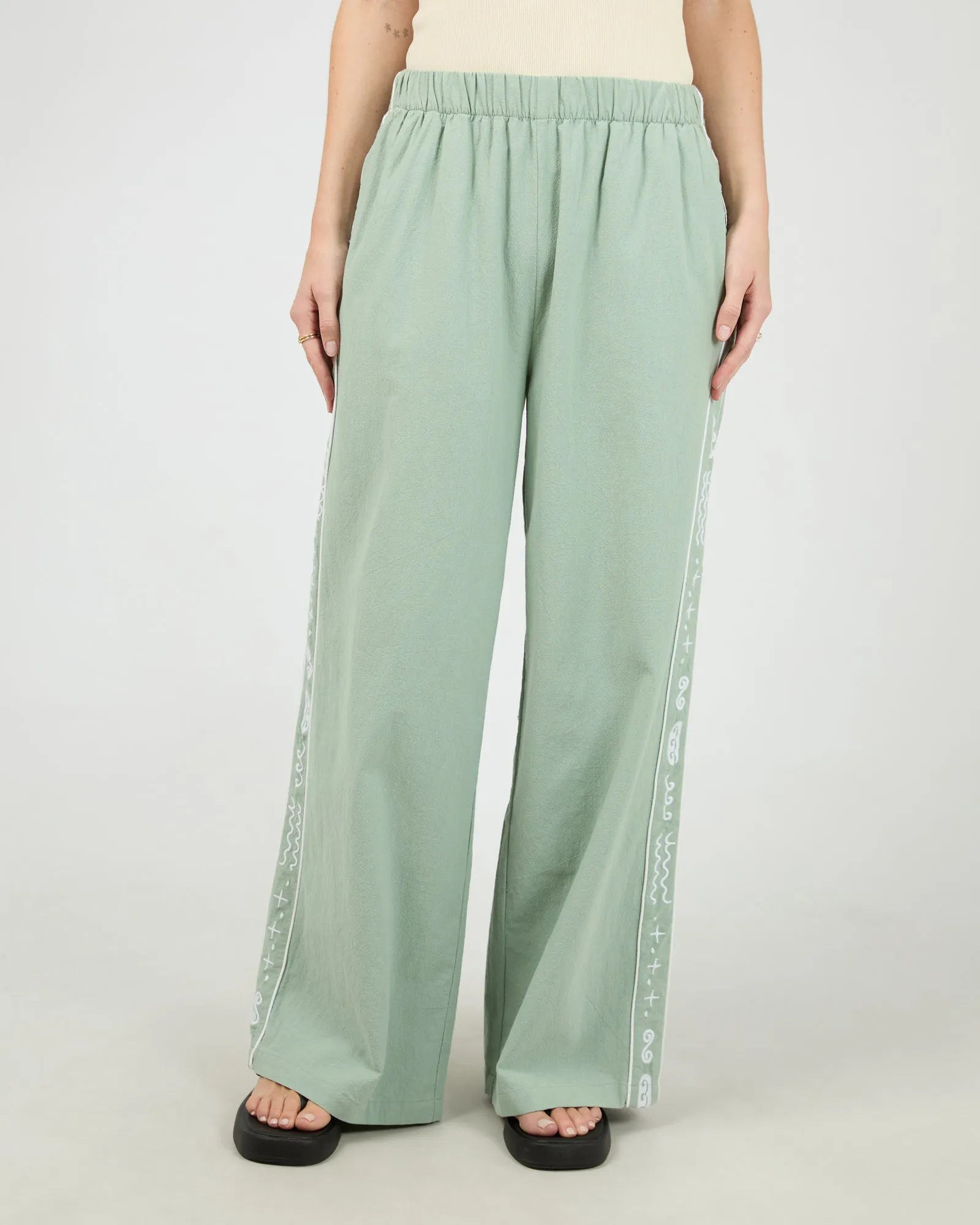 Sigrid Pant Sage sold by All About Eve