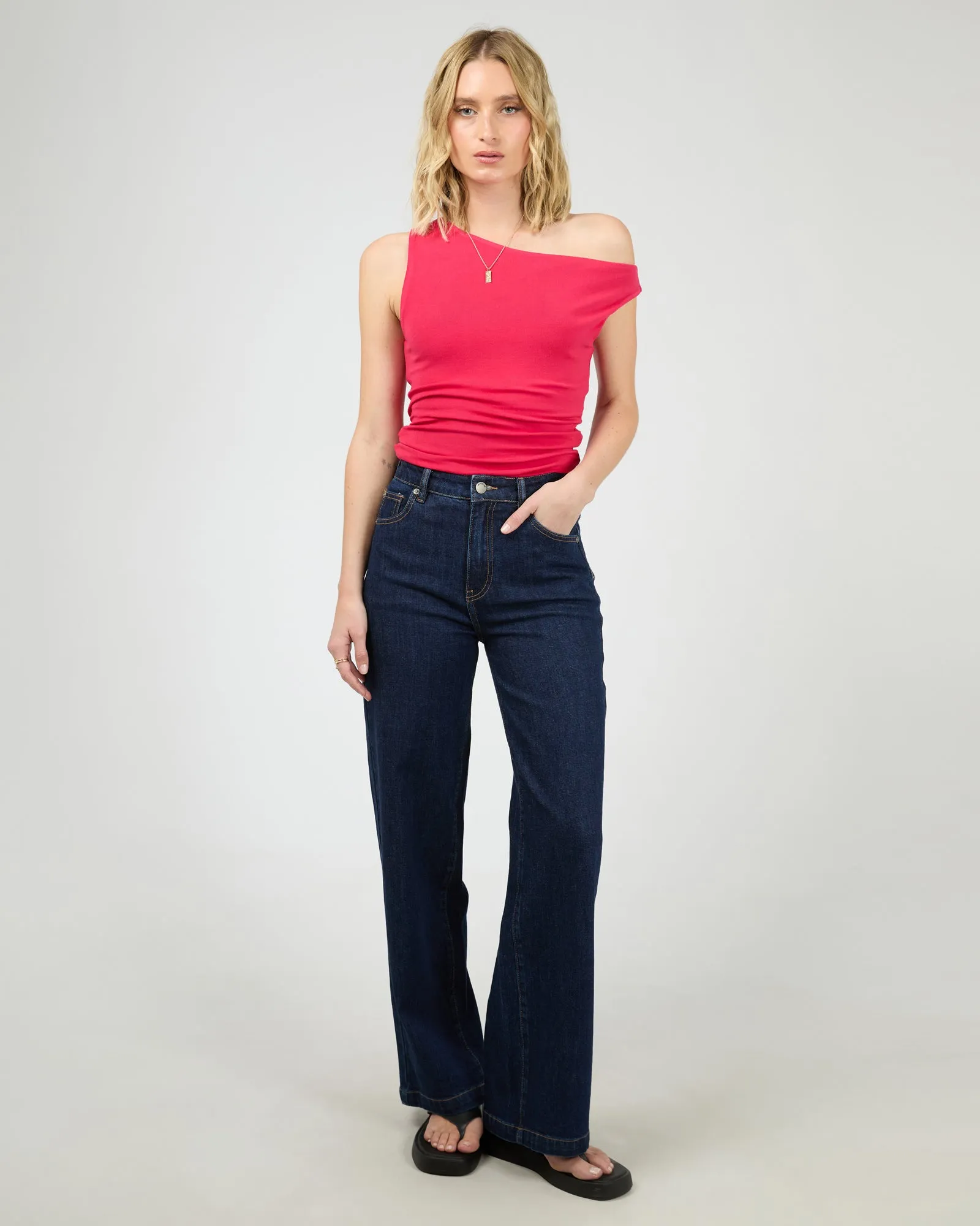 Kylie Off Shoulder Top Red sold by All About Eve product image thumbnail 2