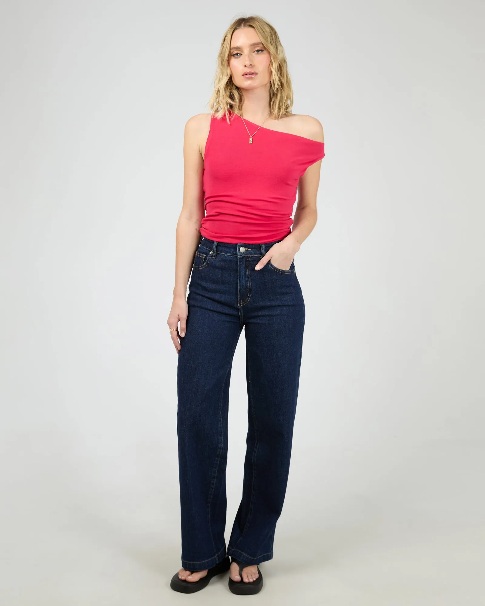 Kylie Off Shoulder Top Red sold by All About Eve product image thumbnail 4