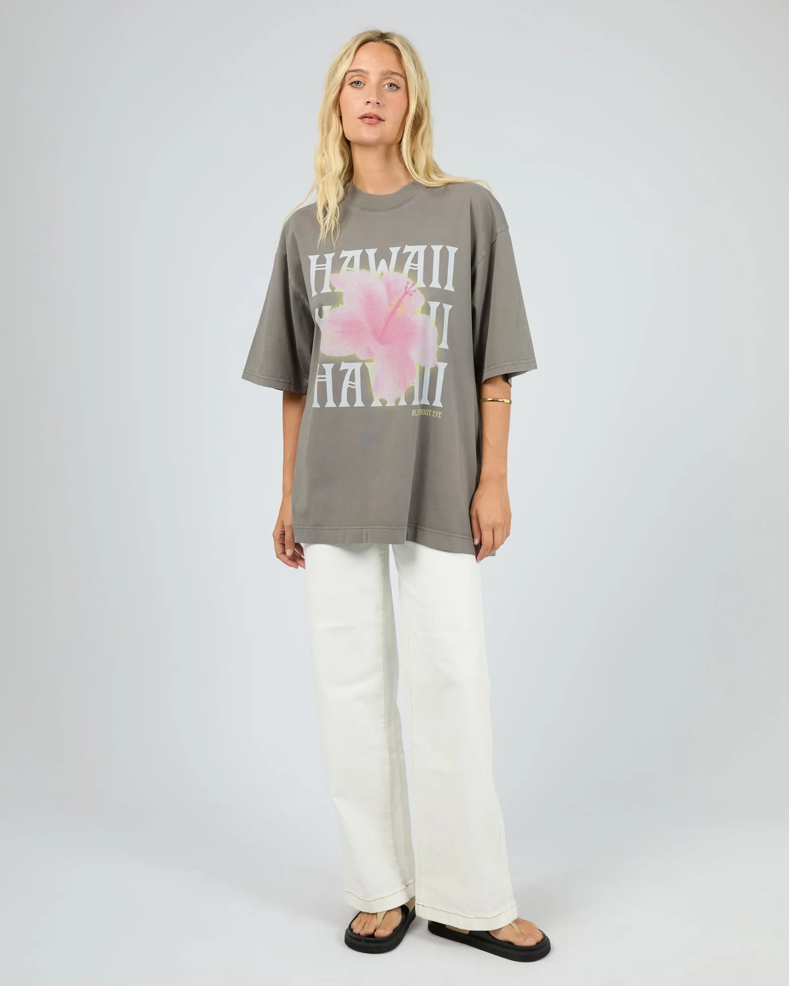 Hawaii Oversized Tee Charcoal sold by All About Eve product image thumbnail 2