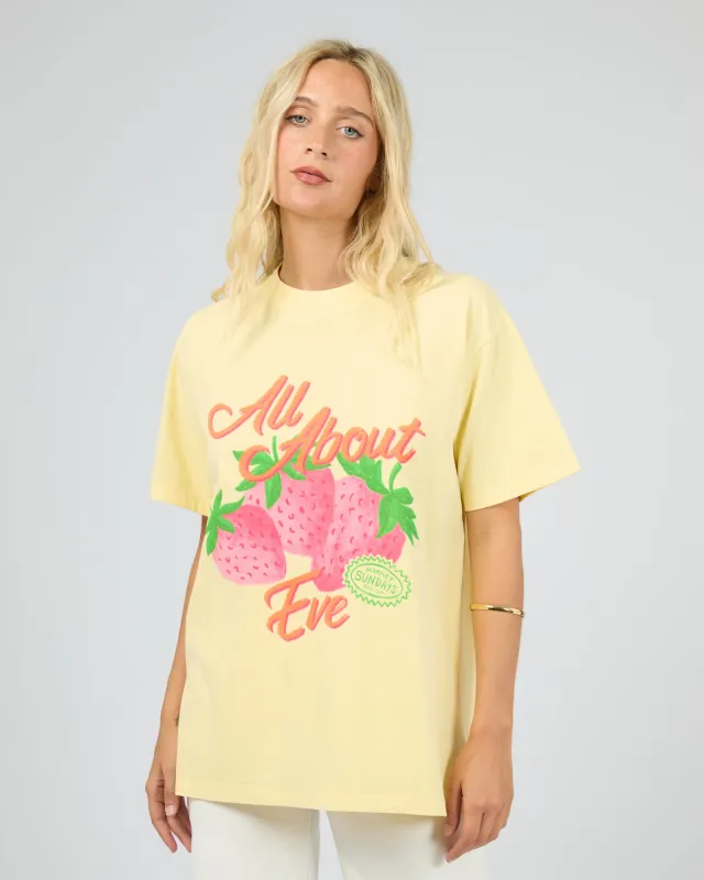 Berry Market Relaxed Tee Yellow sold by All About Eve