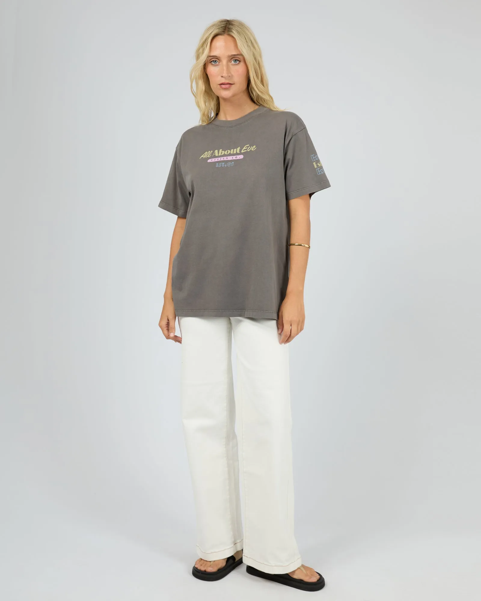 Vacation Relaxed Tee Charcoal sold by All About Eve product image thumbnail 2