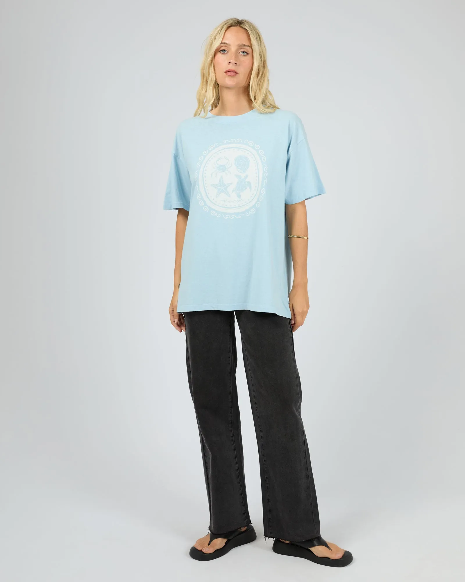 Sand And Sea Relaxed Tee Sky Blue sold by All About Eve product image thumbnail 2