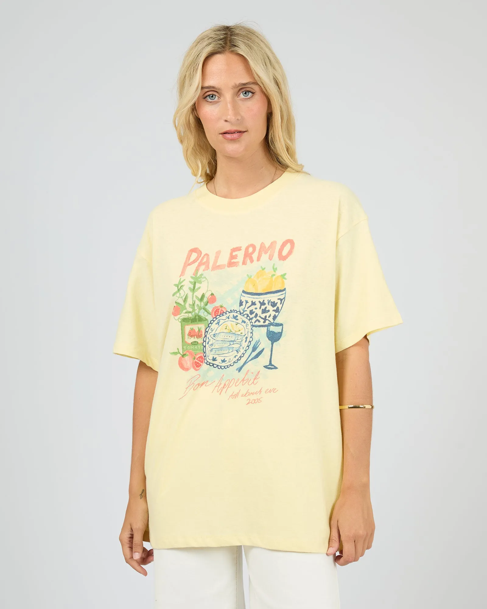 Palermo Relaxed Tee Yellow sold by All About Eve product image thumbnail 2
