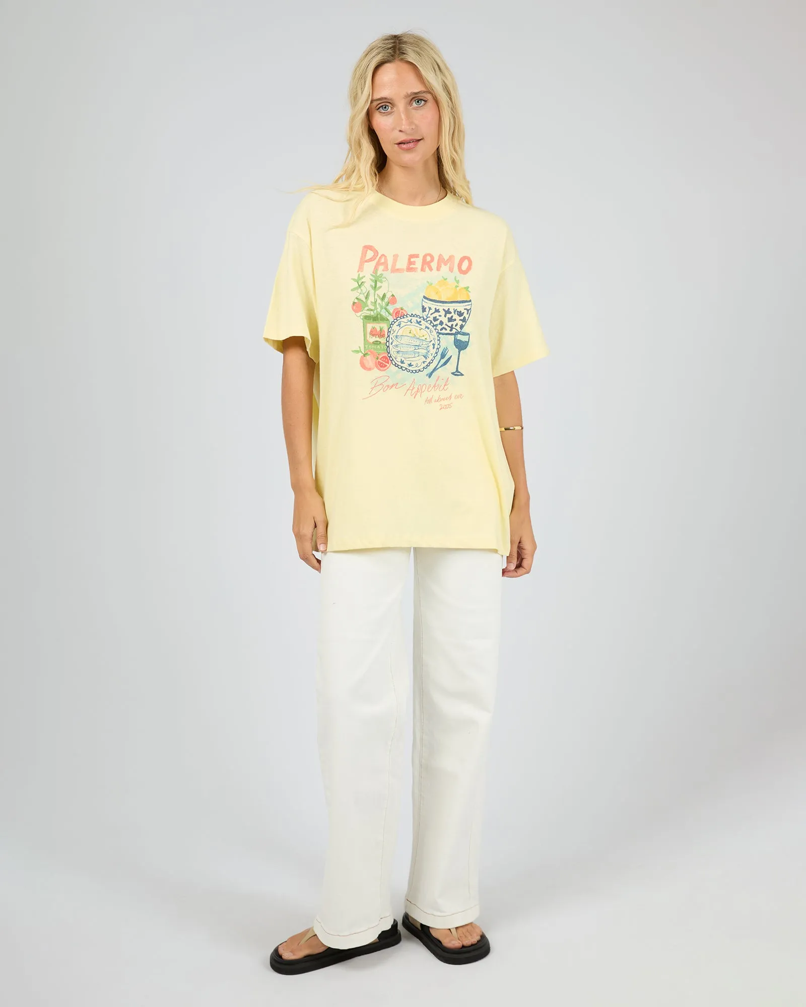Palermo Relaxed Tee Yellow sold by All About Eve product image thumbnail 3