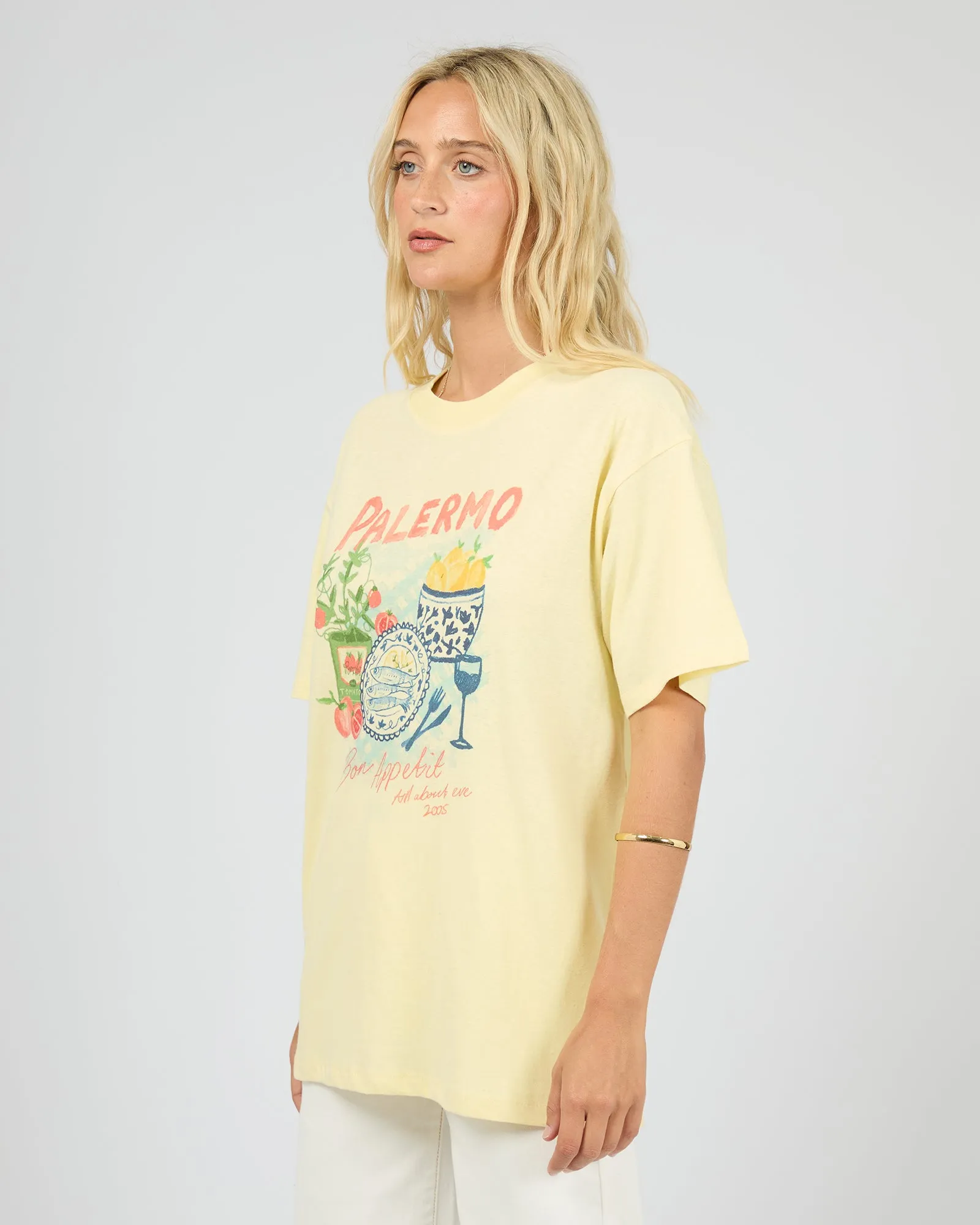 Palermo Relaxed Tee Yellow sold by All About Eve product image thumbnail 5