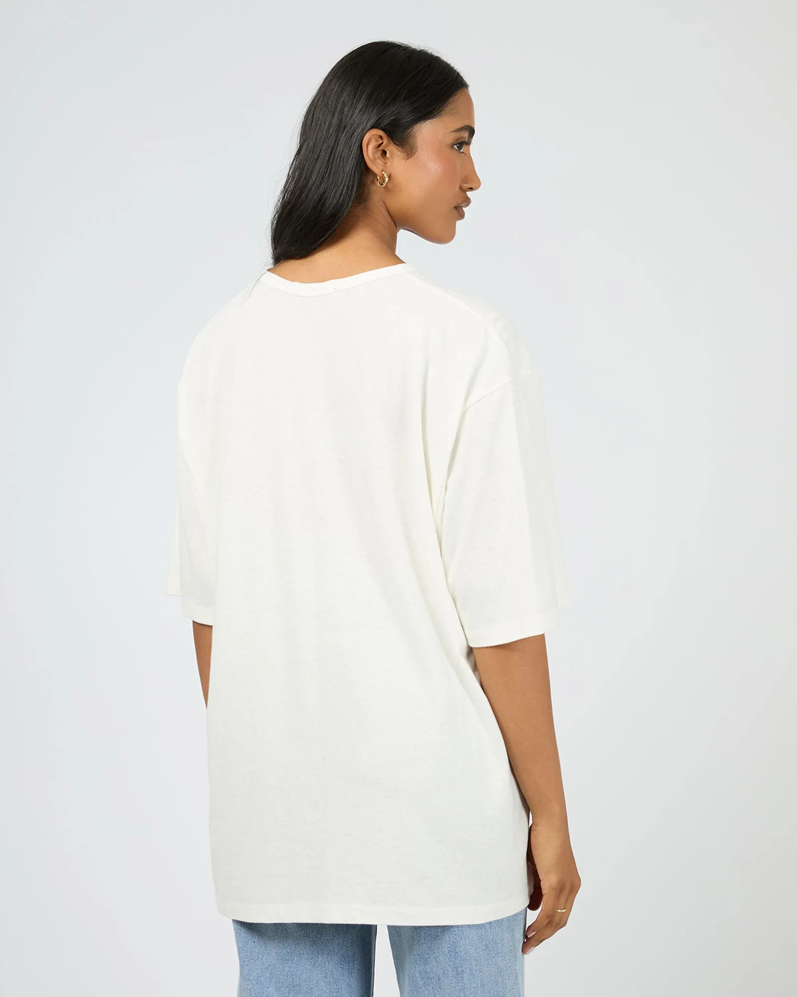 Cherry Spray Oversized Tee Vintage White sold by All About Eve product image thumbnail 3