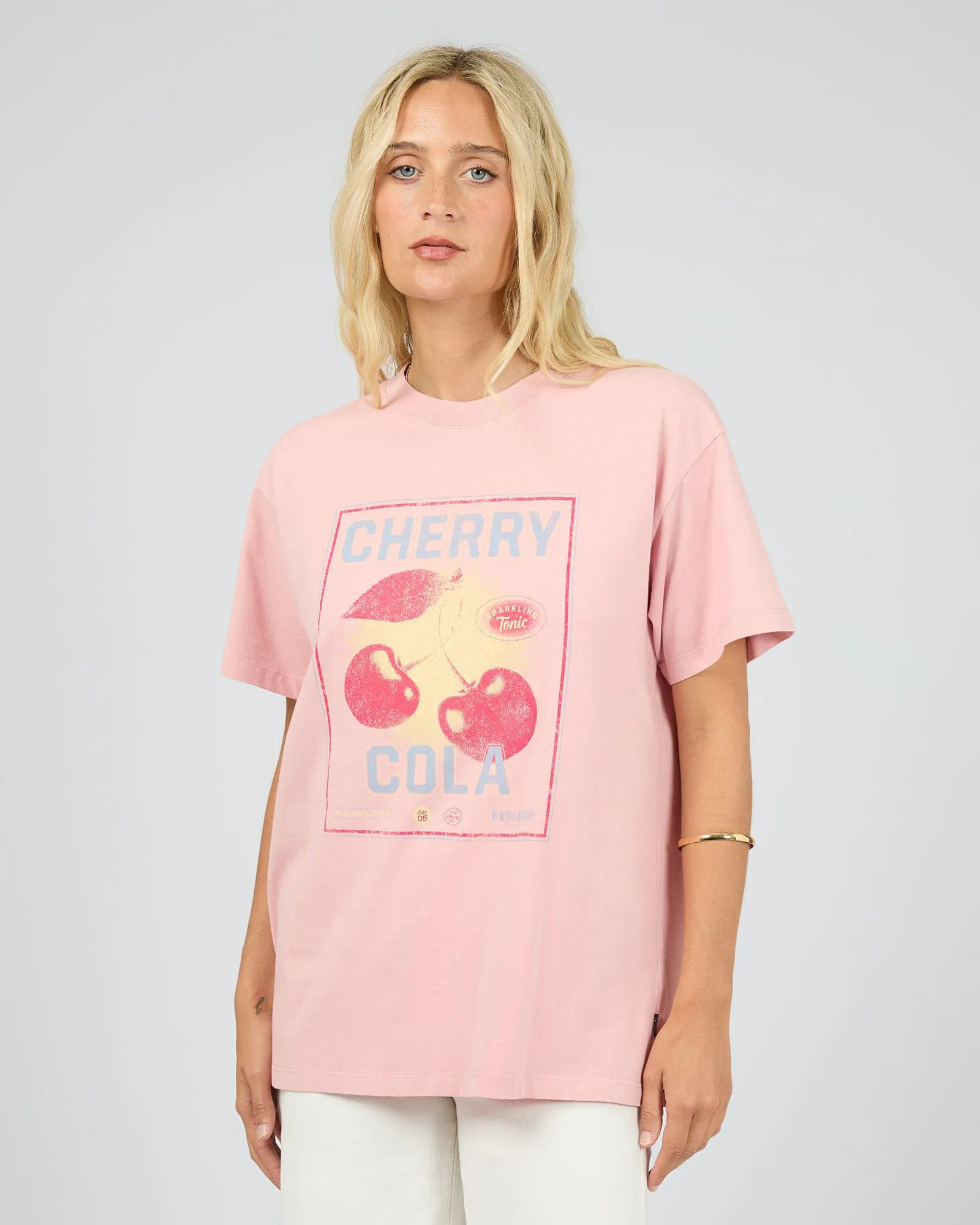 Wild Cherry Relaxed Tee Pale Pink sold by All About Eve product image thumbnail 2