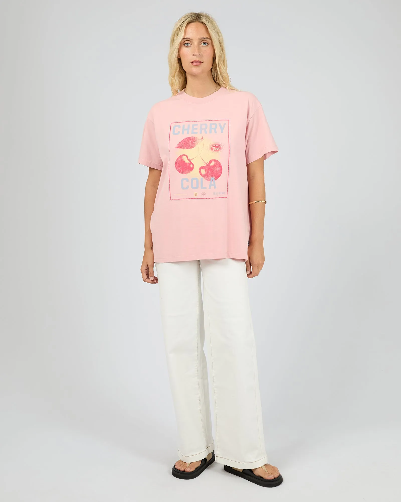 Wild Cherry Relaxed Tee Pale Pink sold by All About Eve product image thumbnail 3