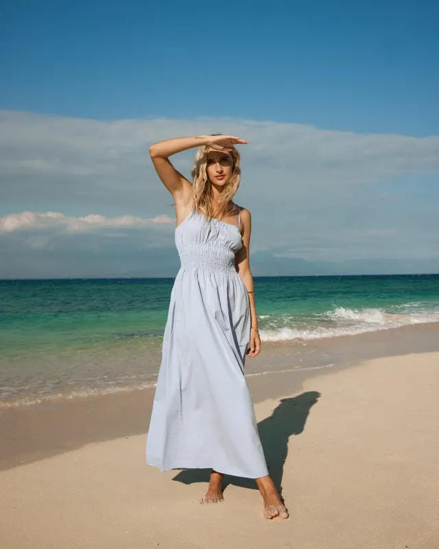 Bonnie Maxi Dress Blue sold by All About Eve