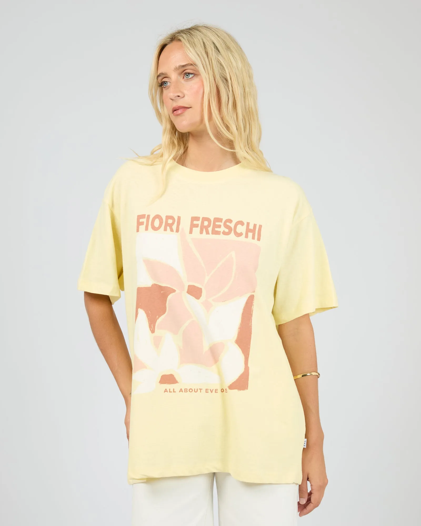 Fiori Freschi Relaxed Tee Yellow sold by All About Eve product image thumbnail 4