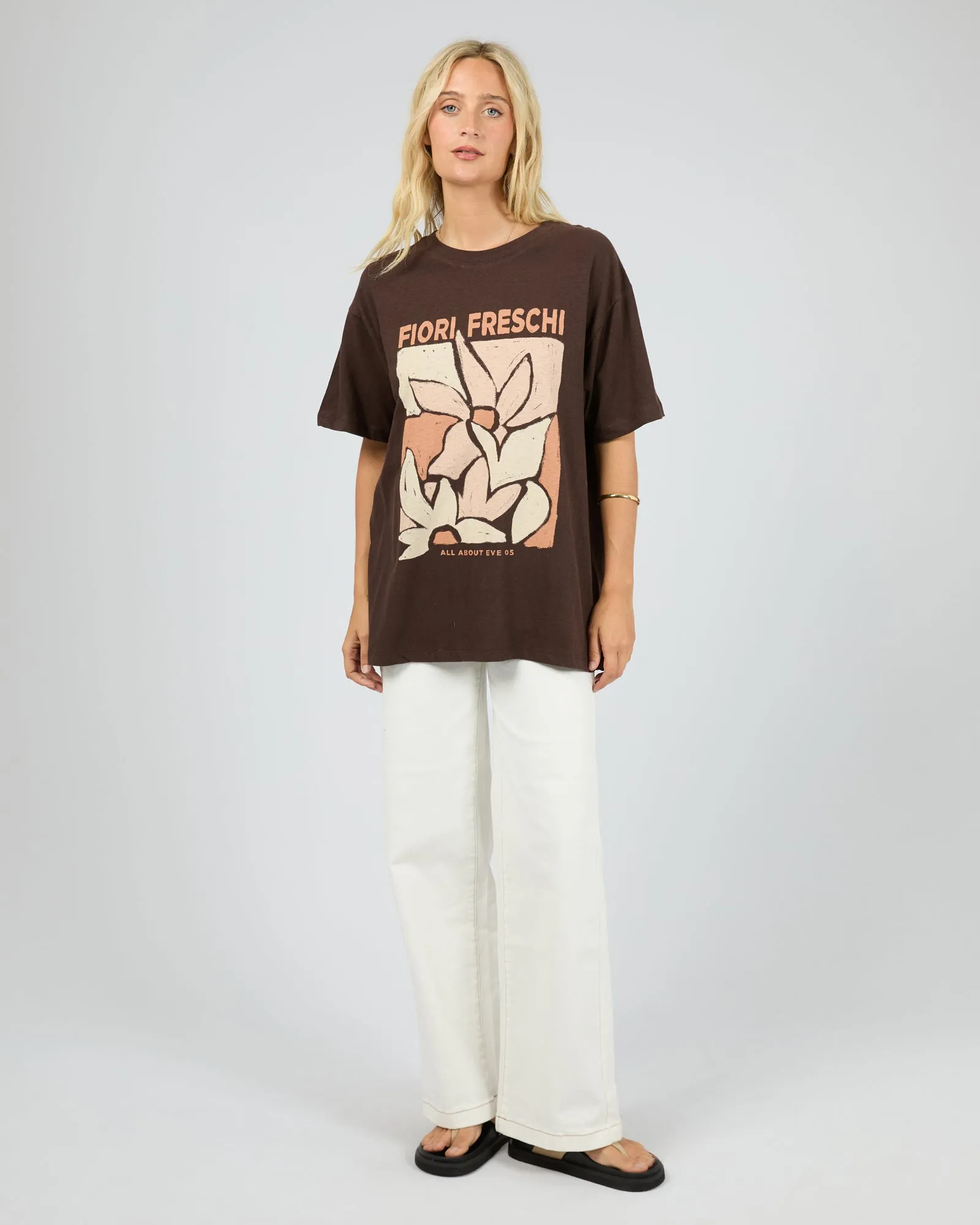 Fiori Freschi Relaxed Tee Brown sold by All About Eve product image thumbnail 2