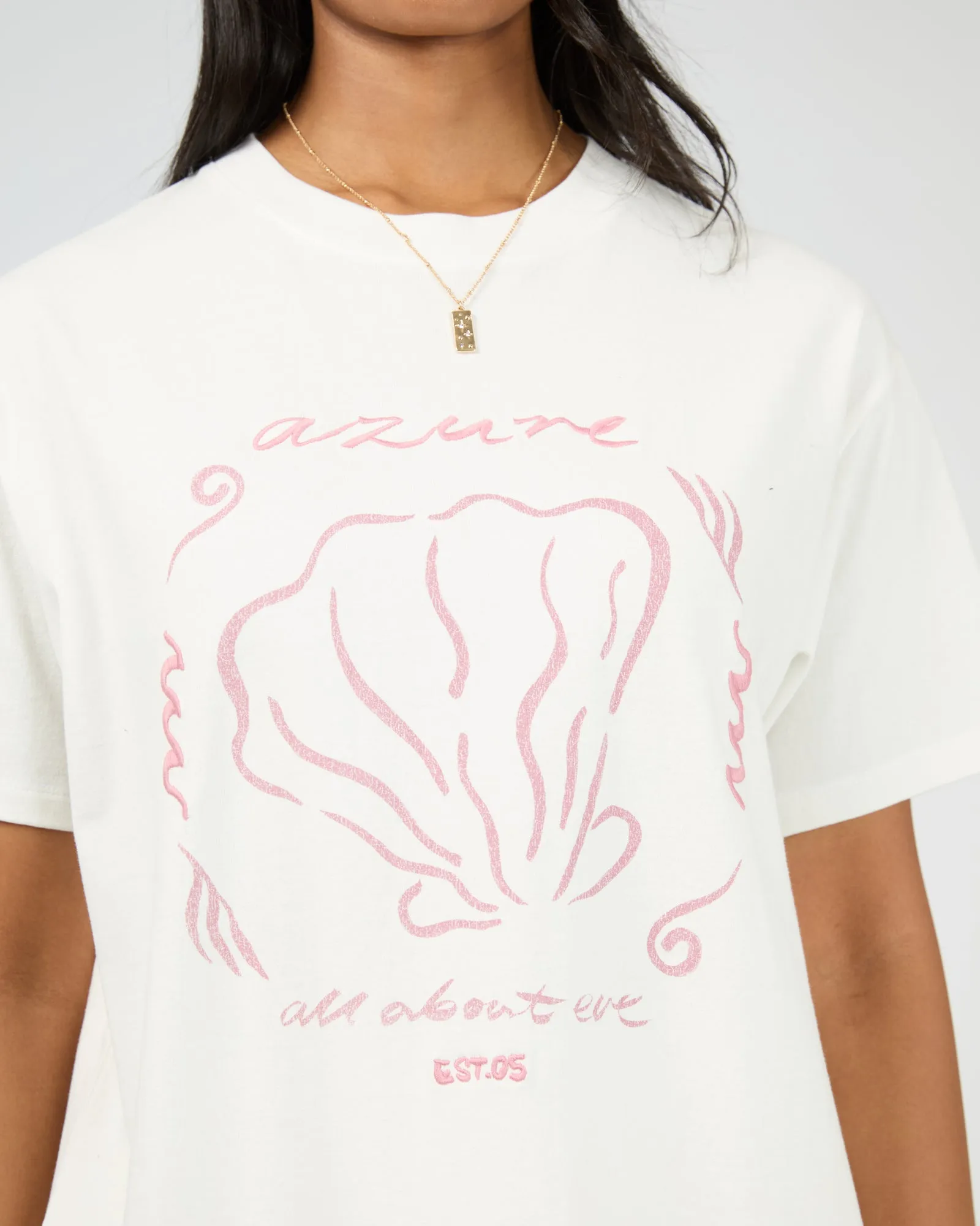 Azure Relaxed Tee Vintage White sold by All About Eve product image thumbnail 5