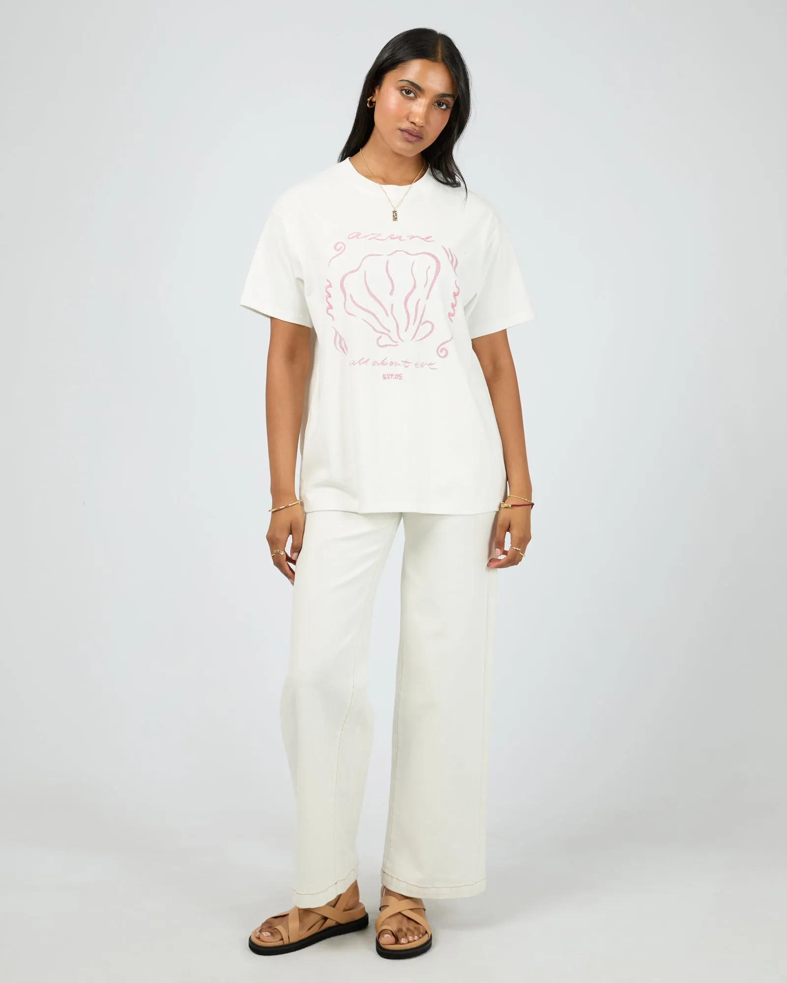 Azure Relaxed Tee Vintage White sold by All About Eve product image thumbnail 2