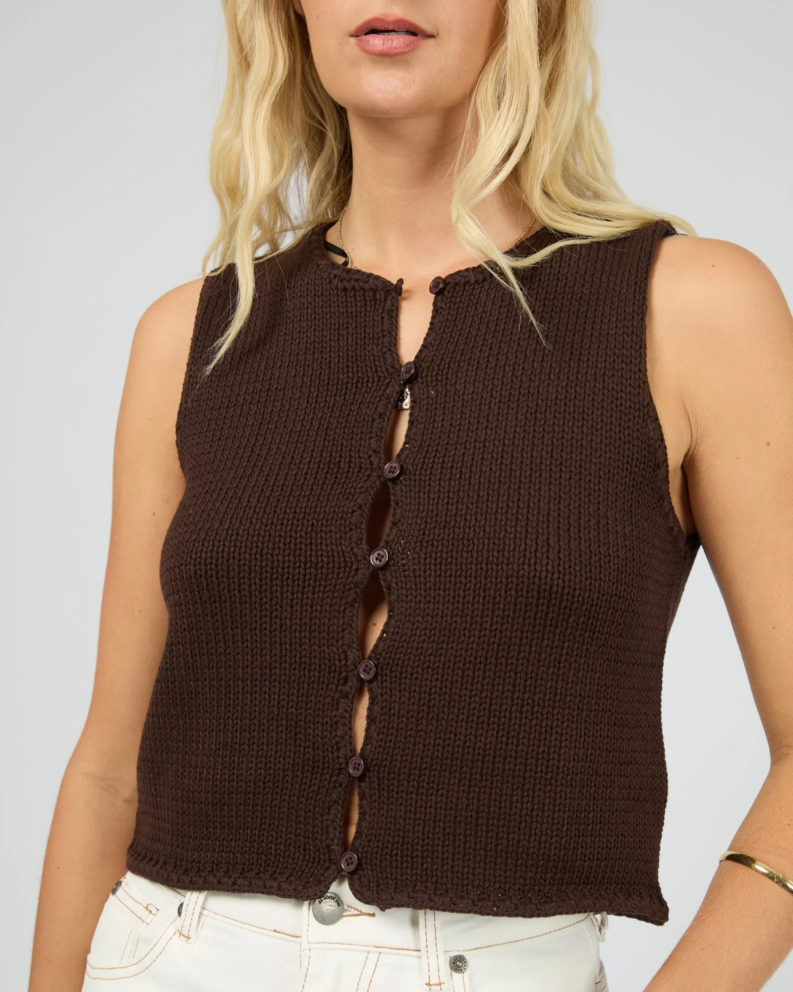 Sunset Knit Top Brown sold by All About Eve product image thumbnail 5