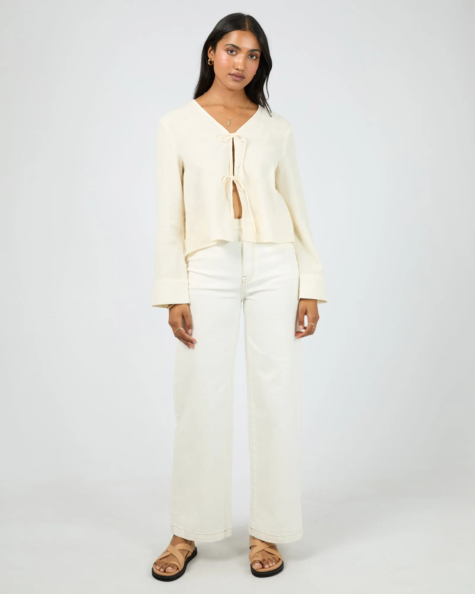 Tropica Tie Shirt Yellow sold by All About Eve product image thumbnail 2