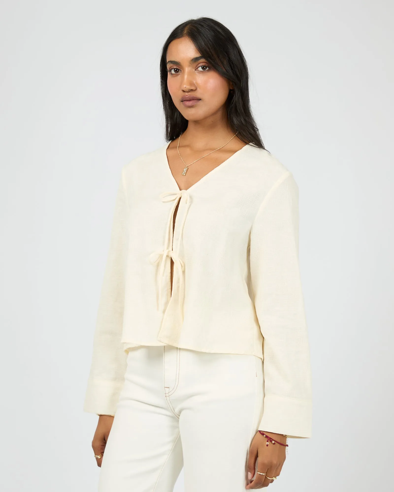 Tropica Tie Shirt Yellow sold by All About Eve product image thumbnail 4