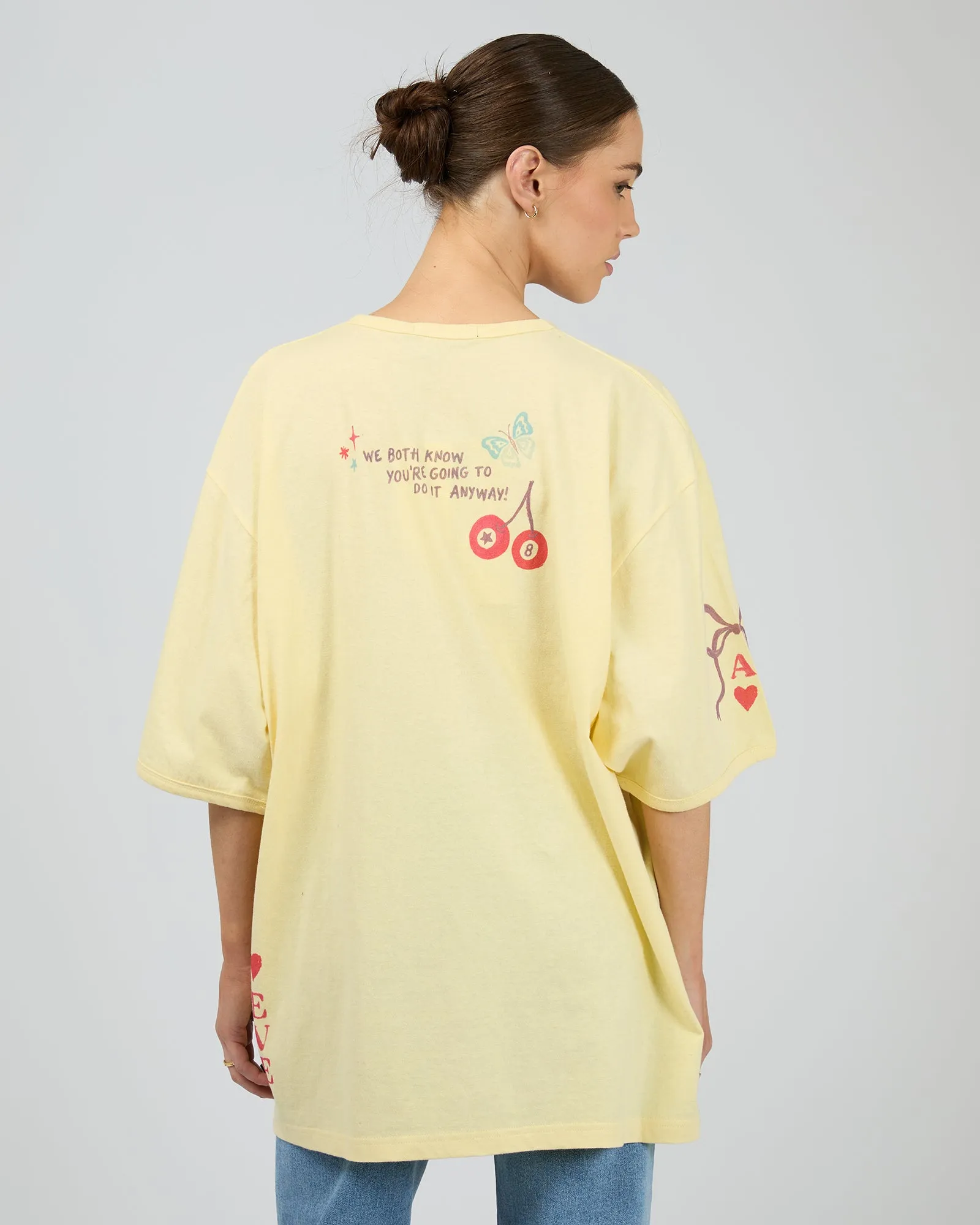 Snake Eyes Oversized Tee Yellow sold by All About Eve product image thumbnail 3