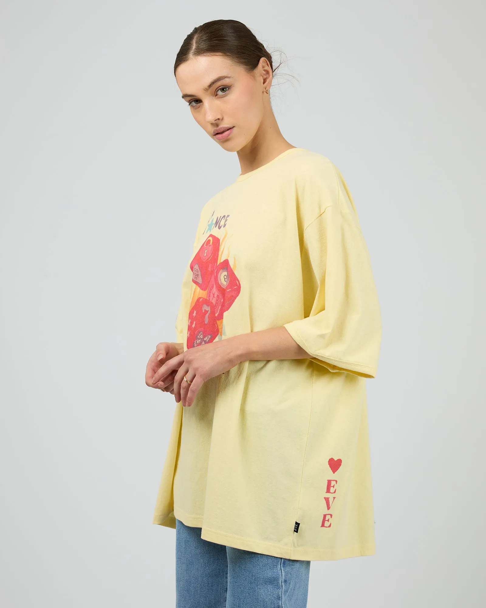 Snake Eyes Oversized Tee Yellow sold by All About Eve product image thumbnail 4