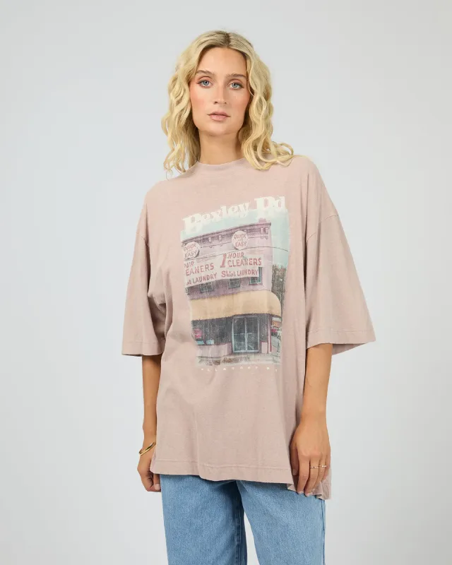 Fields Oversized Tee Fawn sold by All About Eve
