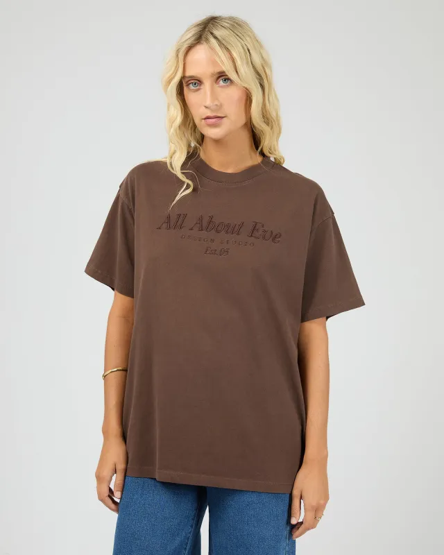 Aae Timeless Tee Brown sold by All About Eve