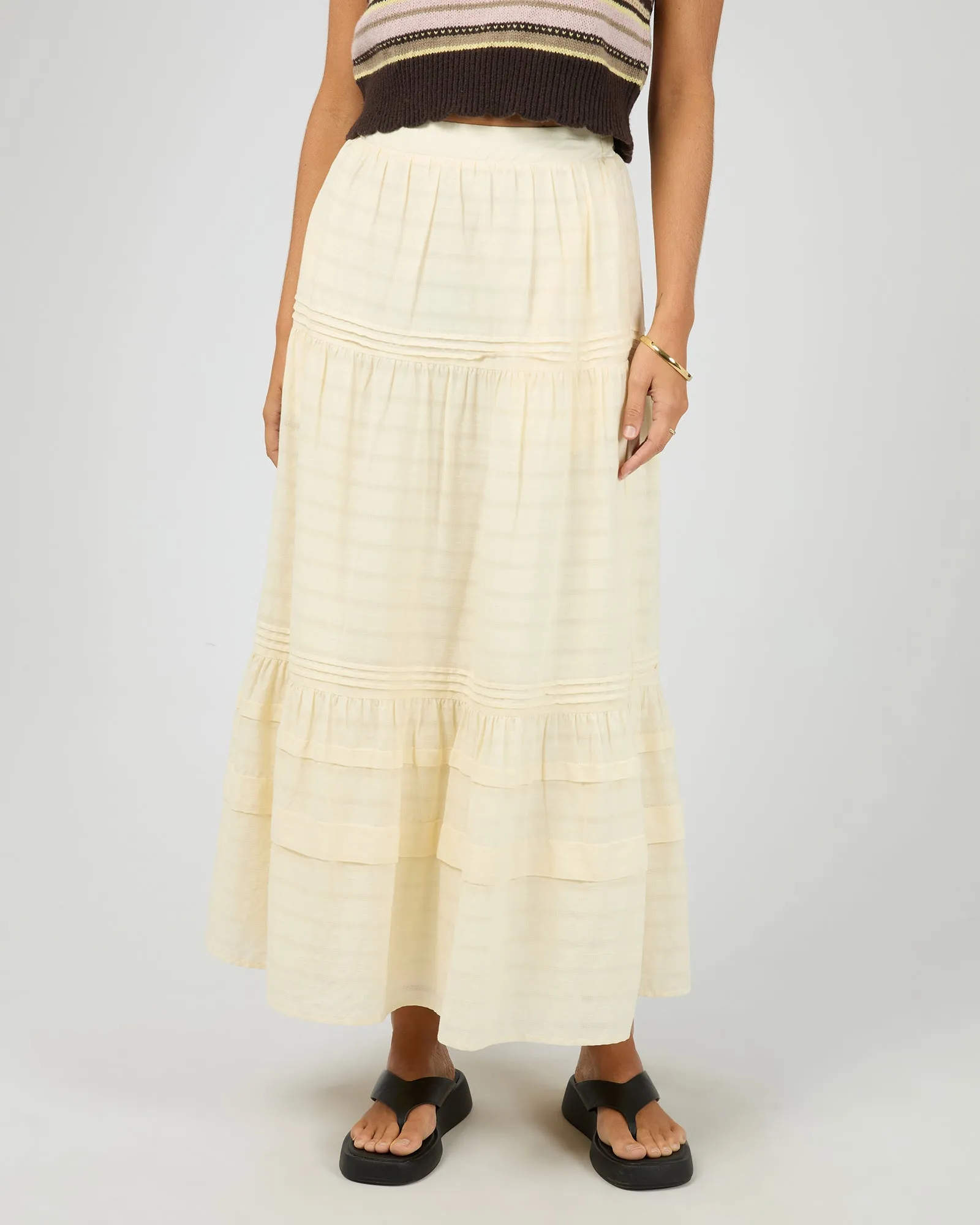 Shayan Maxi Skirt Yellow sold by All About Eve