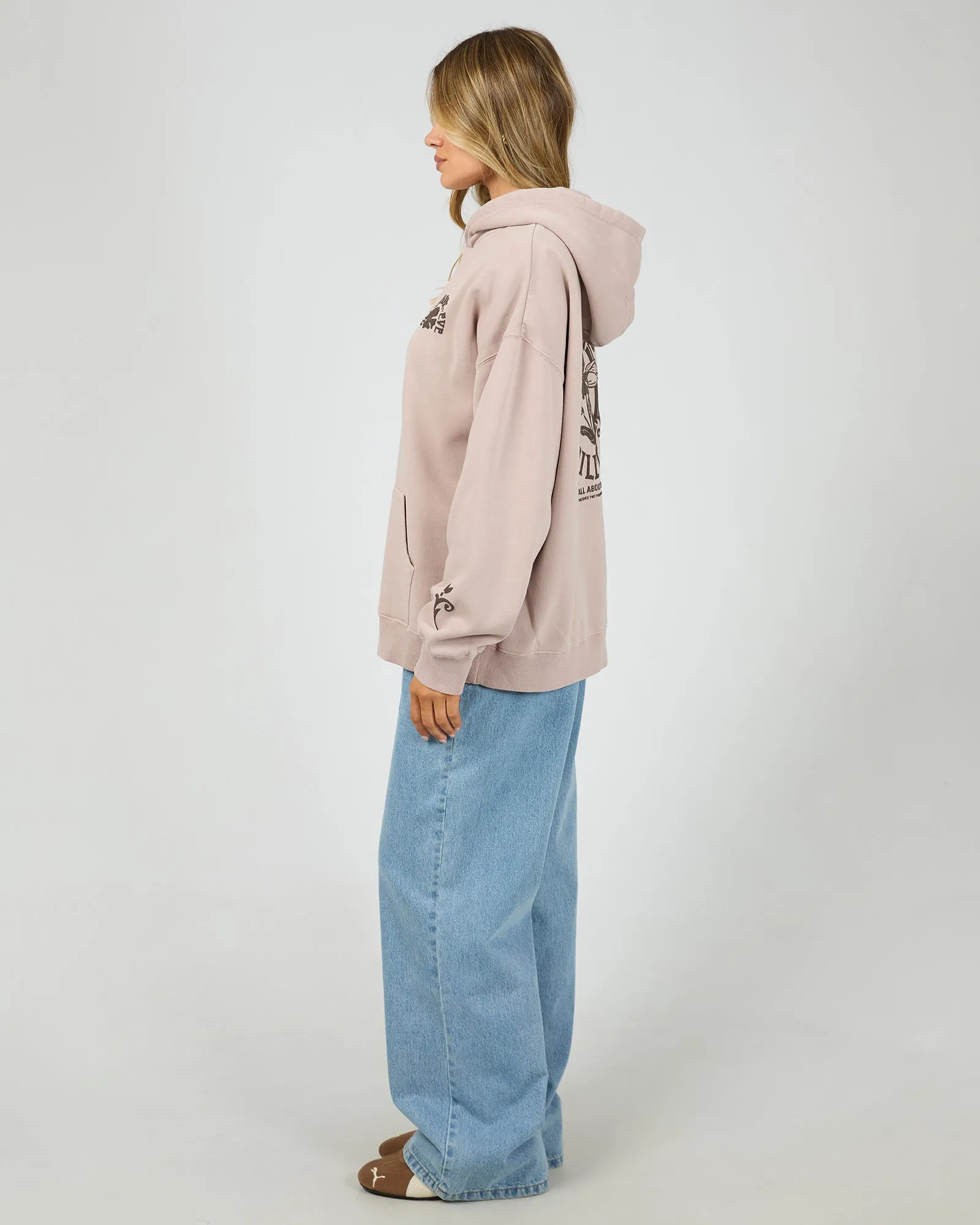 Flower Co Relaxed Hoodie Fawn sold by All About Eve product image thumbnail 4