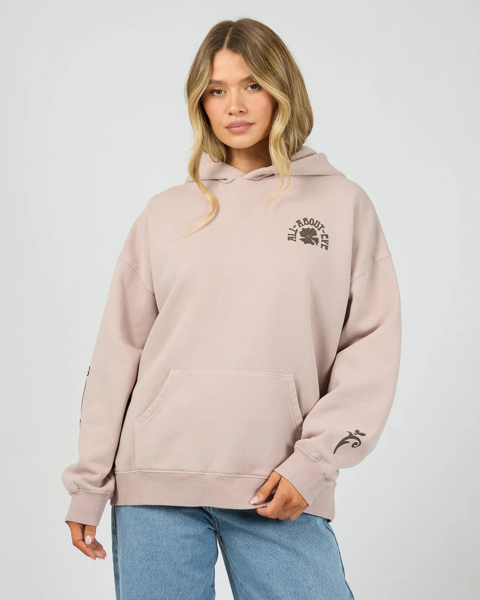 Flower Co Relaxed Hoodie Fawn sold by All About Eve