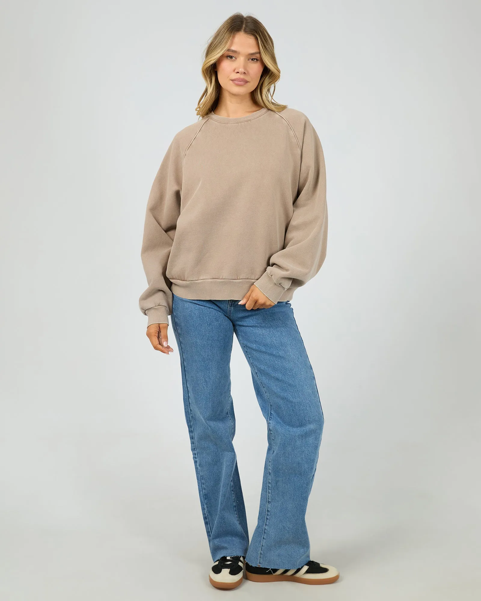 Aae Vintage Raglan Crew Stone sold by All About Eve product image thumbnail 2