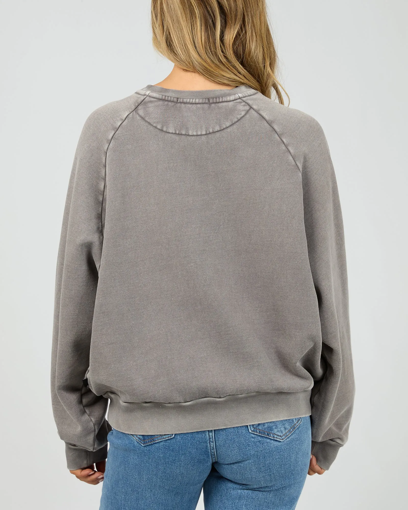 Aae Vintage Raglan Crew Charcoal sold by All About Eve product image thumbnail 3