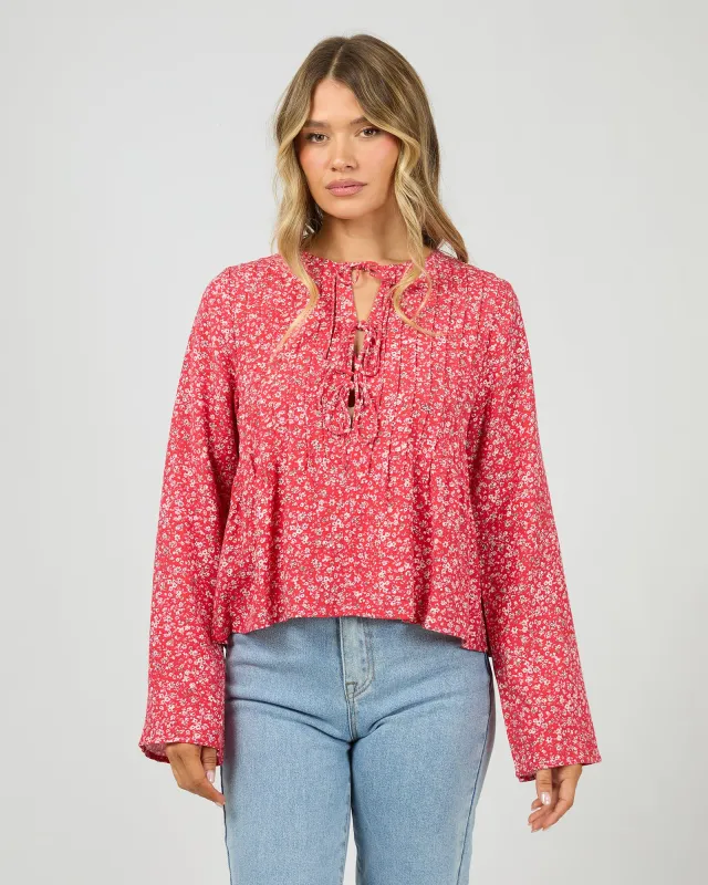 Rhea Ls Top Print sold by All About Eve