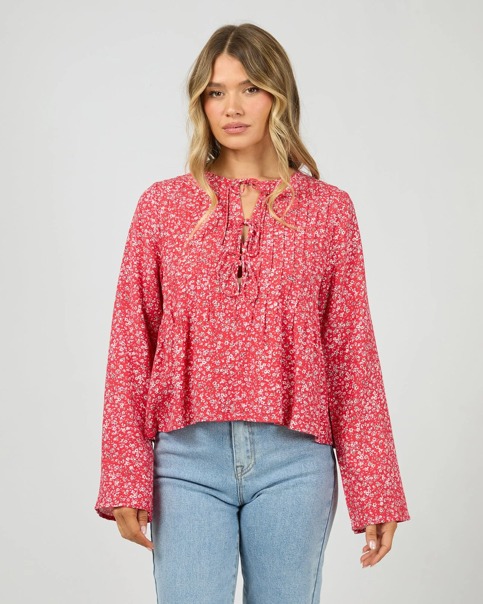 Rhea Ls Top Print sold by All About Eve