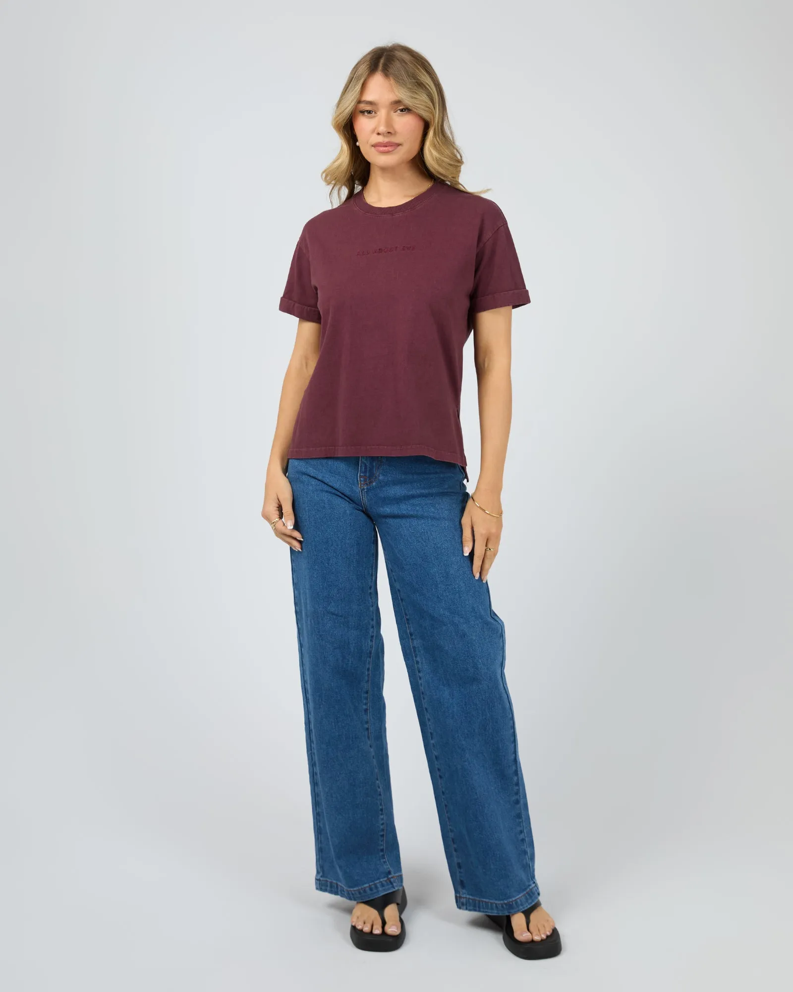 Aae Washed Tee Wine sold by All About Eve product image thumbnail 2