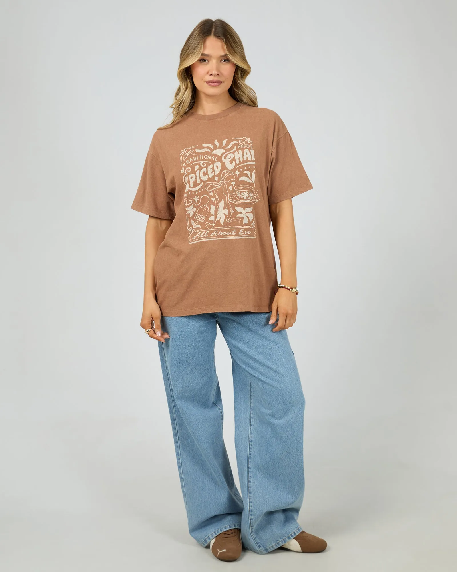 Nahla Relaxed Tee Cinnimon sold by All About Eve product image thumbnail 2
