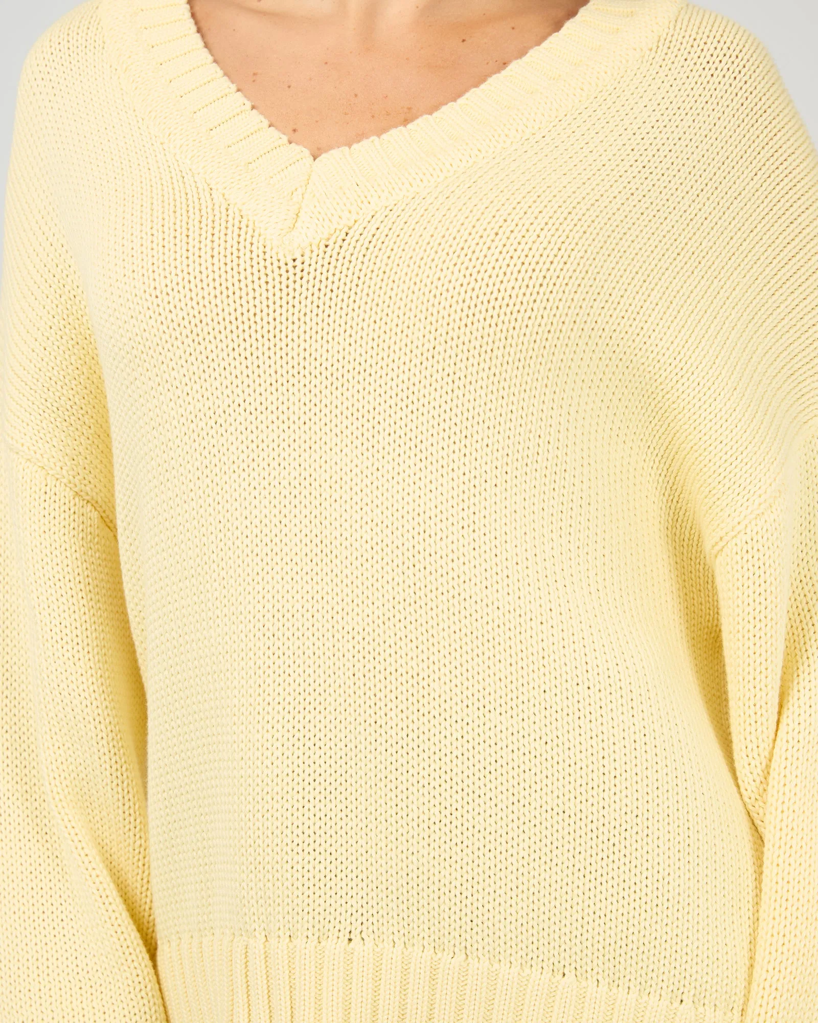 Cosy V Neck Knit Yellow sold by All About Eve product image thumbnail 5