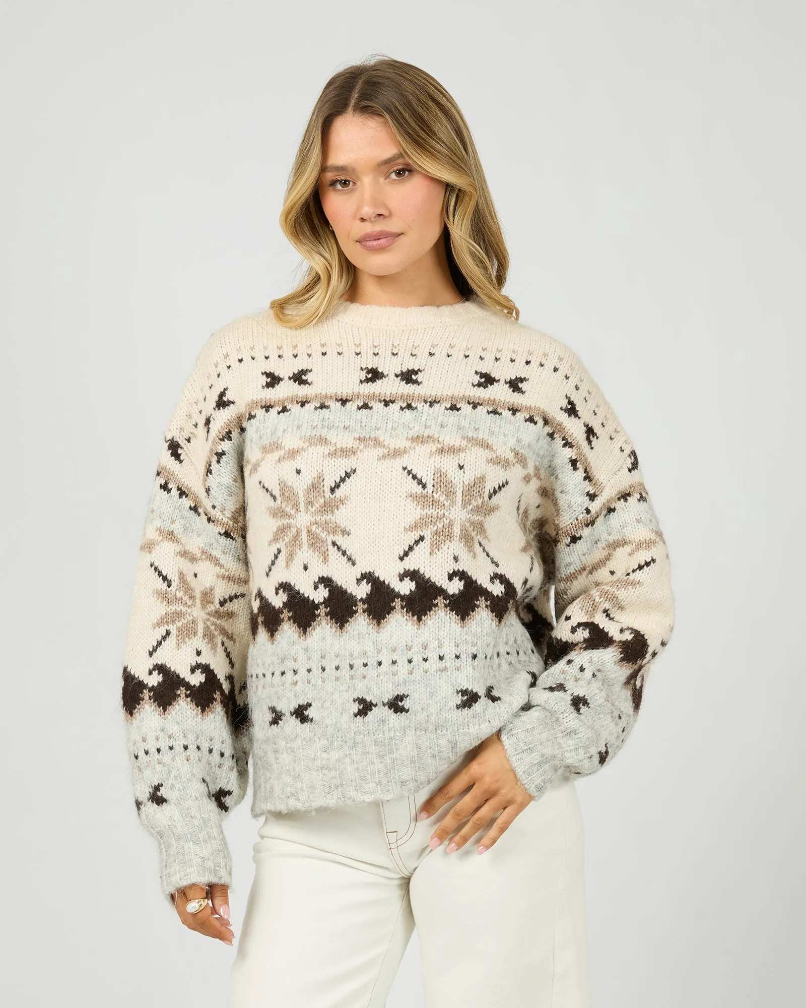 Marina Knit Crew Multicoloured sold by All About Eve product image thumbnail 2