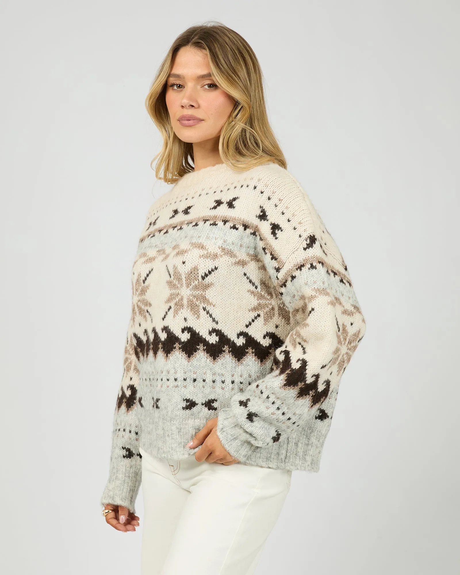 Marina Knit Crew Multicoloured sold by All About Eve product image thumbnail 5