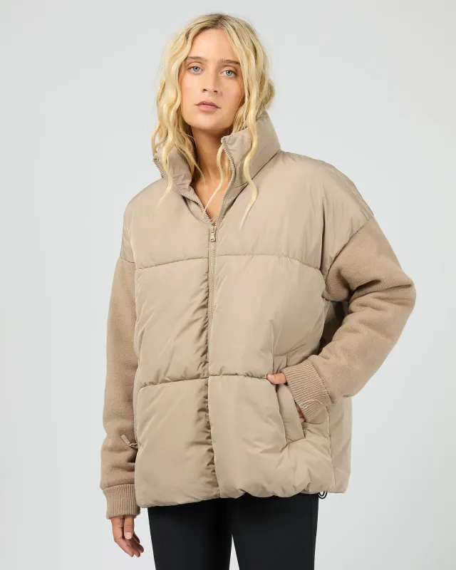Luxe Knit Puffer Stone made by All About Eve