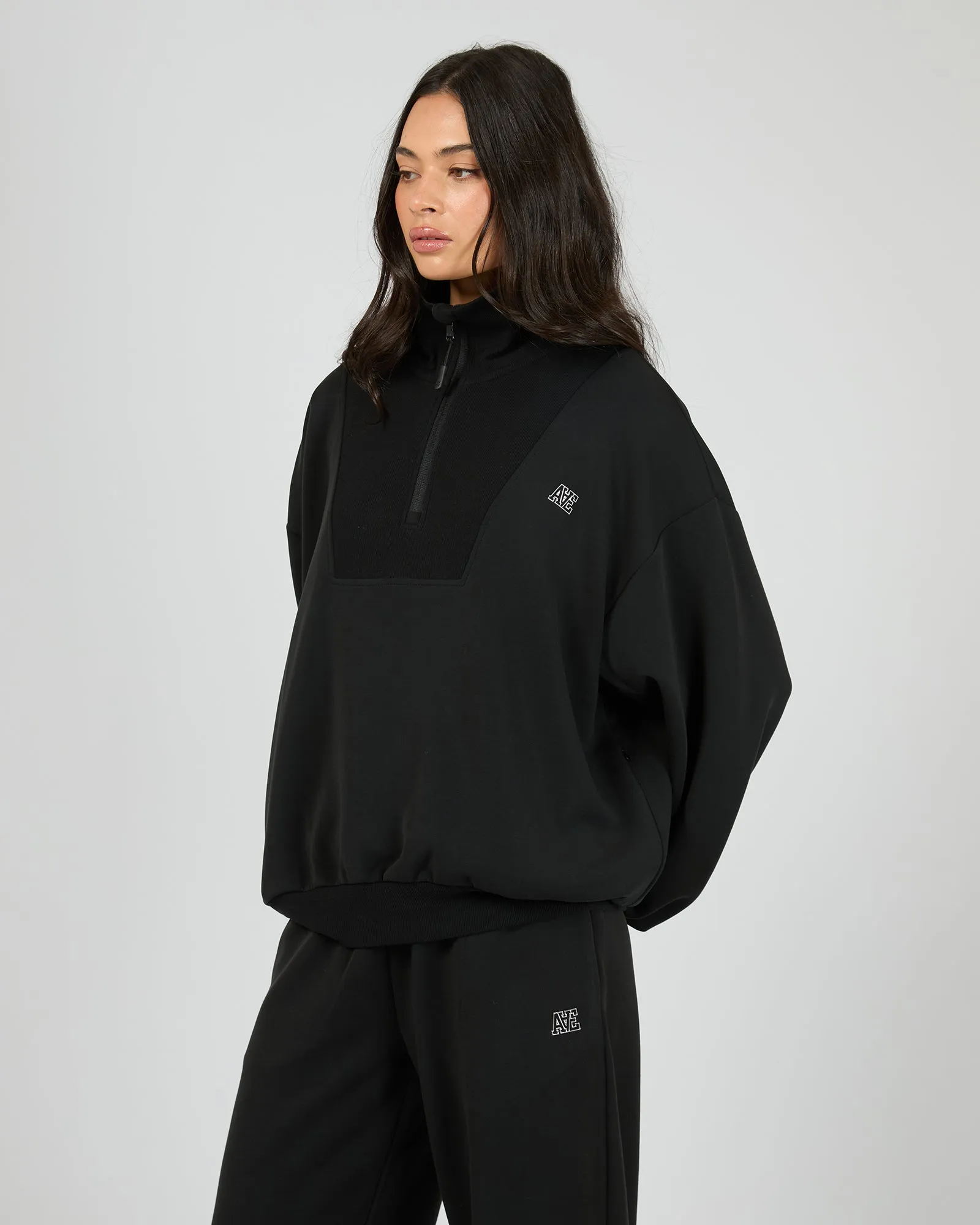 Luxe Active 1/4 Zip Black sold by All About Eve product image thumbnail 4