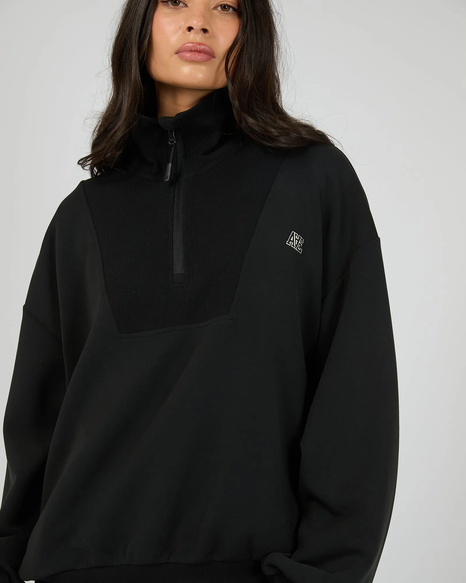 Luxe Active 1/4 Zip Black sold by All About Eve product image thumbnail 5