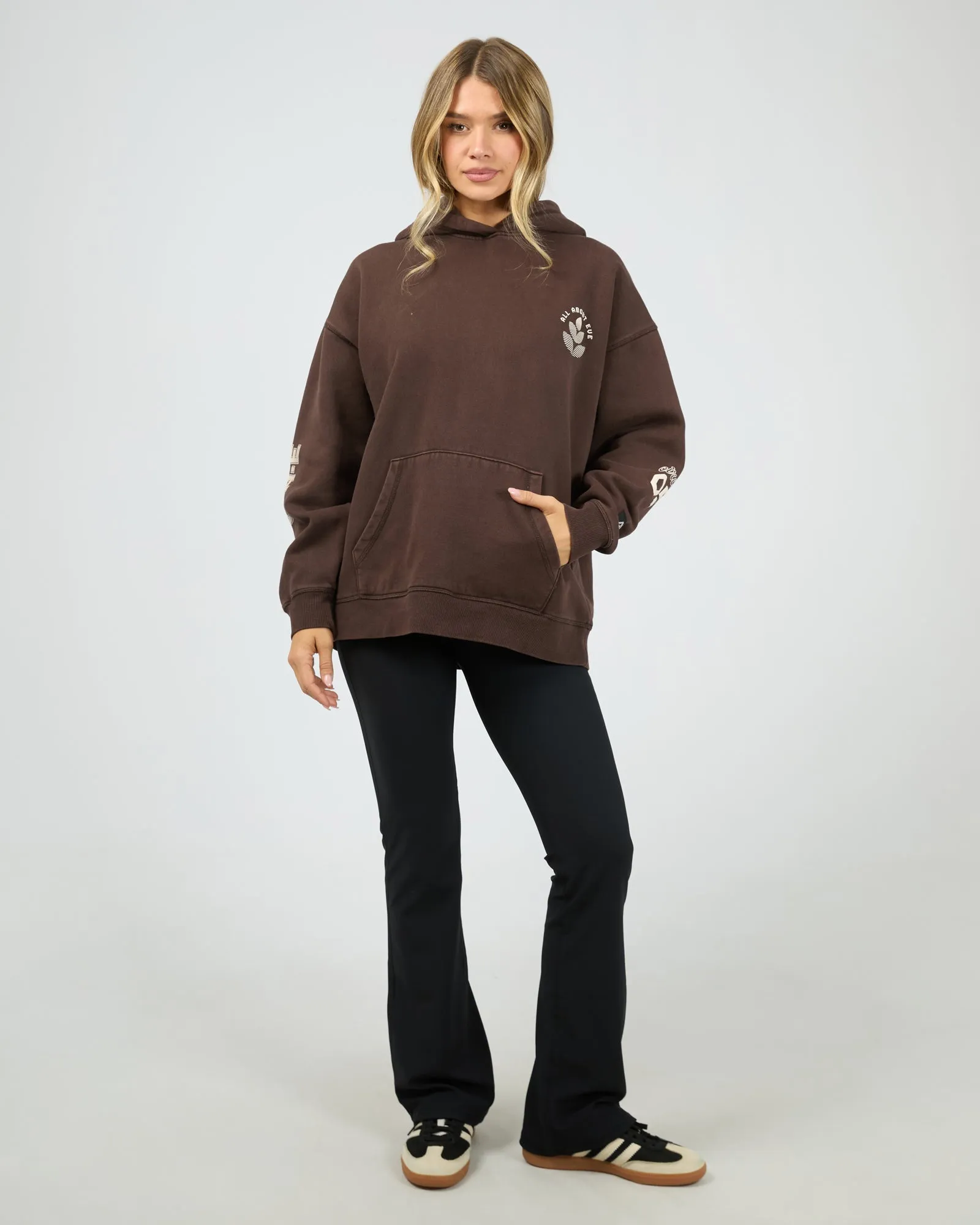 Serene Relaxed Hoodie Brown sold by All About Eve product image thumbnail 2