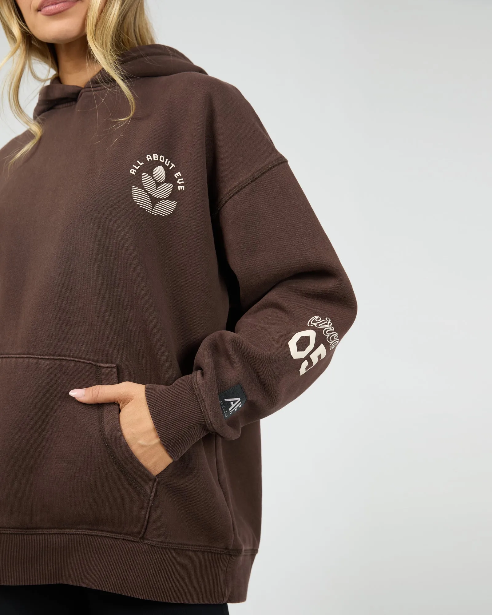 Serene Relaxed Hoodie Brown sold by All About Eve product image thumbnail 5
