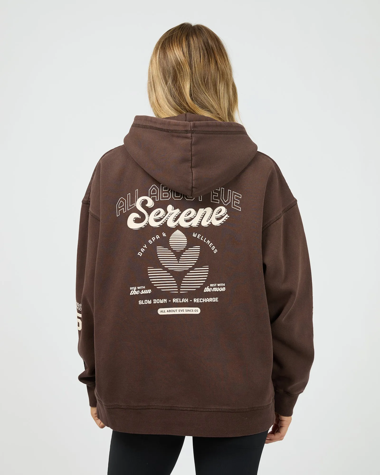 Serene Relaxed Hoodie Brown sold by All About Eve product image thumbnail 3